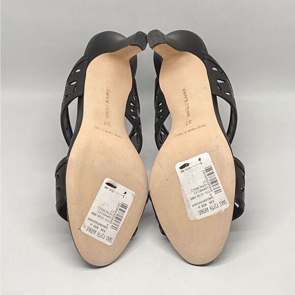 Manolo Blahnik Sophocles Perforated Mules size 37 - Picture 11 of 12